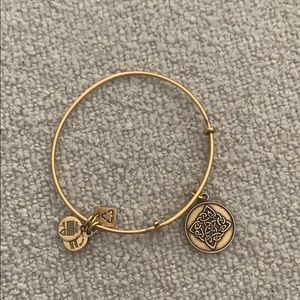 Gold Alex and Ani bracelet